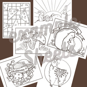 Raising Tito Children's Coloring Sheets - PDF Digital Download - 12 pages