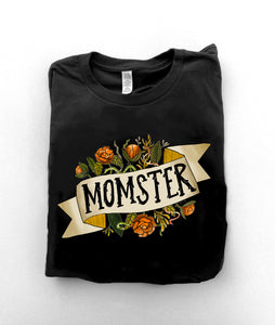 Momster - Black Unisex - Short Sleeve Tee - 2023 Edition [READY TO SHIP]