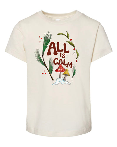 All is Calm - Natural - Children's Tee