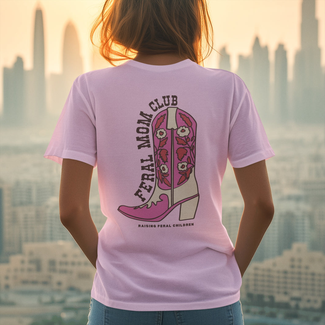 Feral Mom Club - Pink [Unisex Short Sleeve Tee]