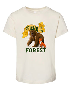 Friend of the Forest - Bear and Fox - Natural [Children's Tee]