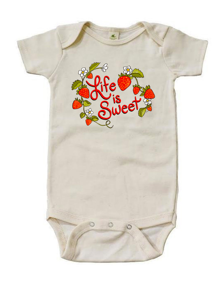 Life is Sweet [Organic Bodysuit]