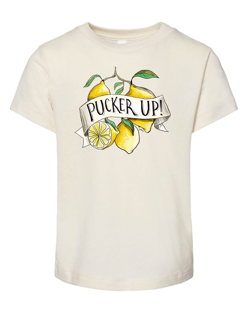 Pucker Up - Natural [Children's Tee]
