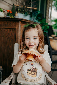 Bake Me a Cake - Natural [Children's Tee] 100% Cotton