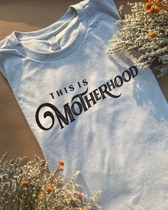 This is Motherhood - Light Heather Gray - Unisex Short Sleeve [READY TO SHIP]