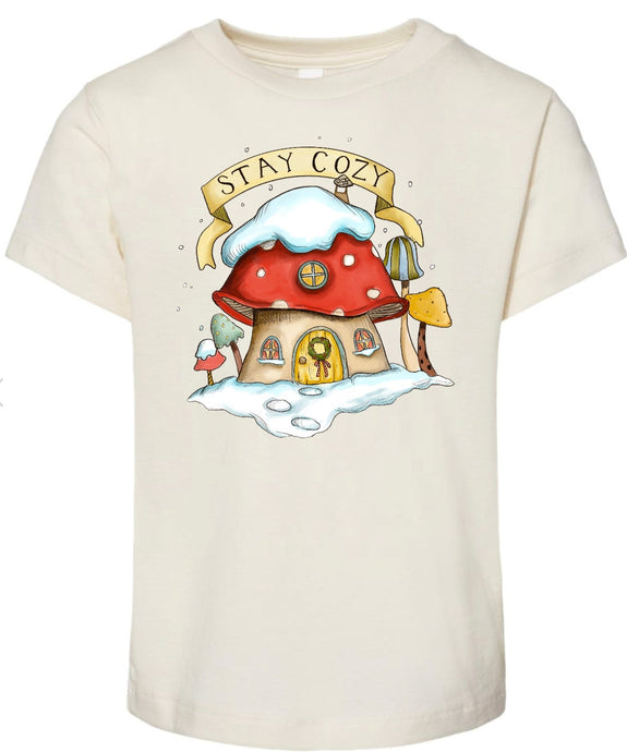 Stay Cozy - Natural - Children's Tee