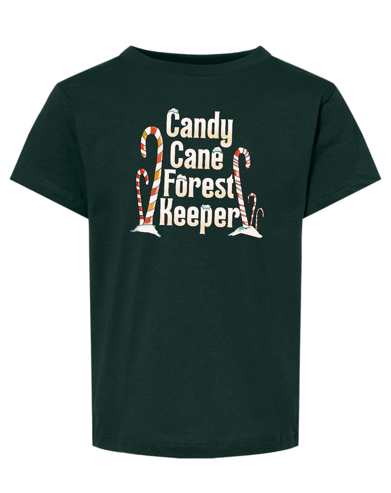 Candy Cane Forest Keeper - Forest - Children's Tee [READY TO SHIP]