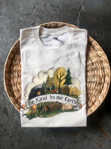 Be Kind to Our Earth - Natural - Unisex Tee