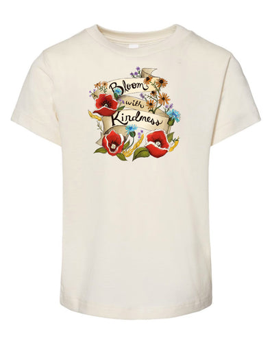 Bloom with Kindness - Natural [Children's Tee]