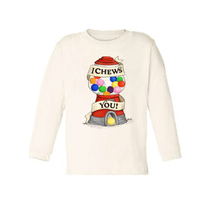 I Chews You [Long Sleeved Toddler Tee] READY TO SHIP
