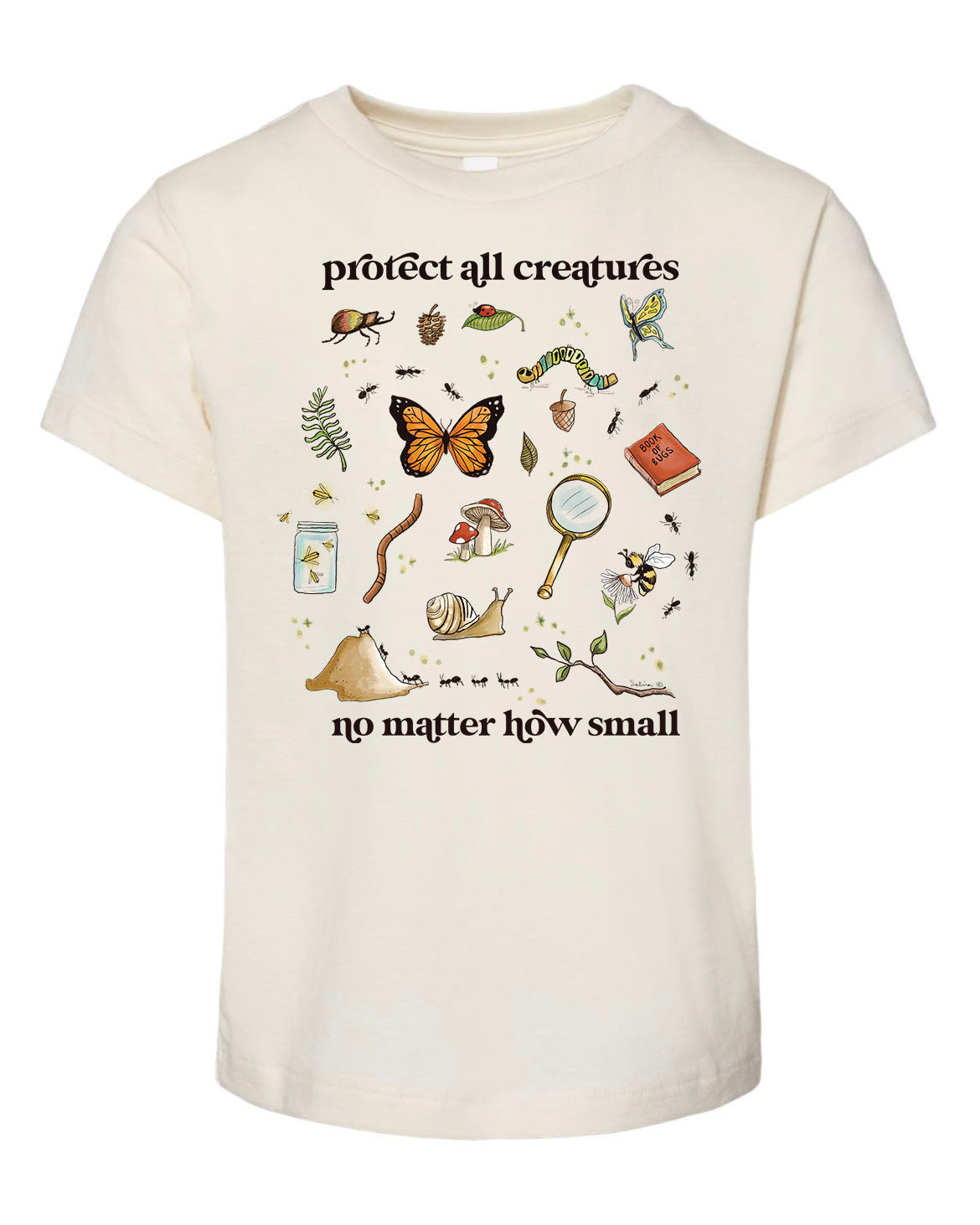 Protect All Creatures - Natural [Children's Tee]