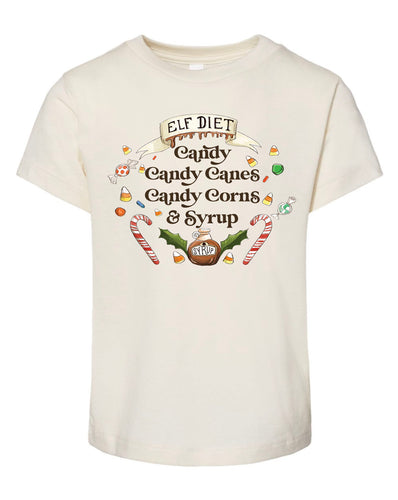 Elf Diet - Natural - Children's Tee