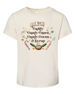 Elf Diet - Natural - Children's Tee