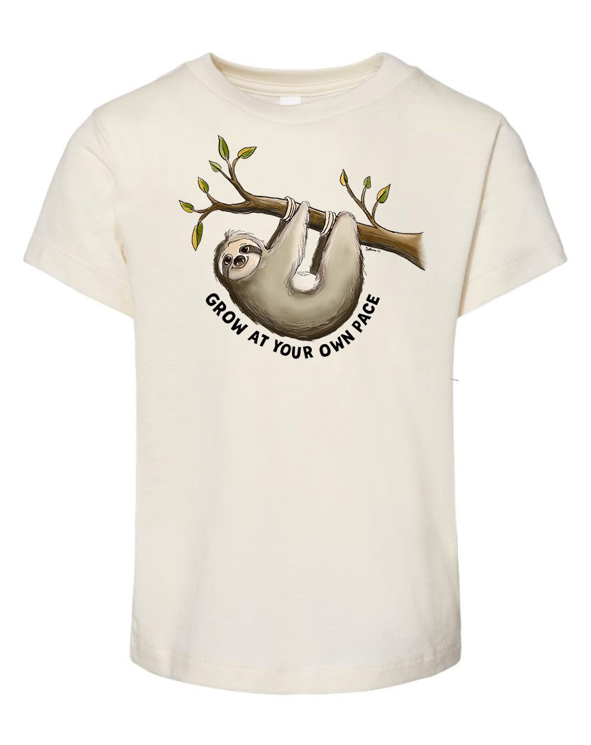 Grow at your Own Pace - Natural [Children's Tee]