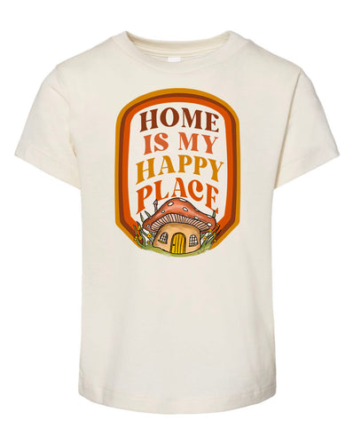 Home Is My Happy Place - Natural [Children's Tee]