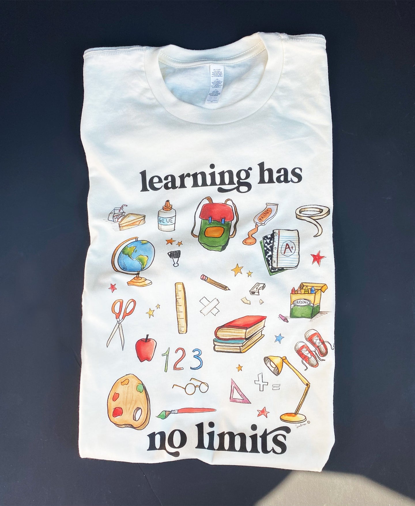 Learning Has No Limits - Unisex Adult - Natural