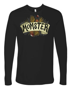 Momster - Black Unisex - Long Sleeve Tee - 2020 Edition [READY TO SHIP]