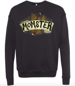 Momster - Black Unisex [READY TO SHIP] Classic Edition -  Fleece Sweatshirt